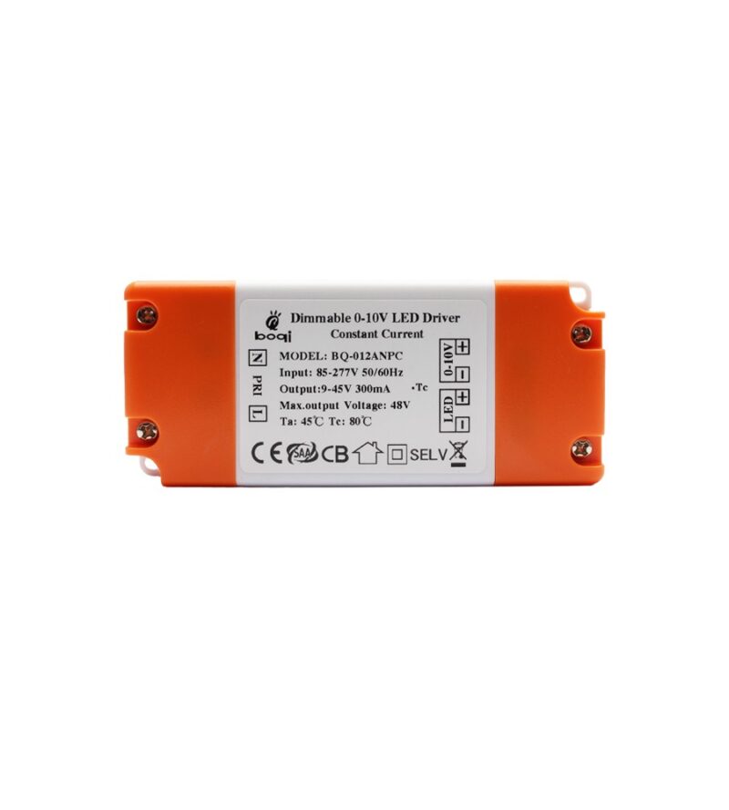 0-10V Dimmable Constant Current LED Drivers 12W 300mA