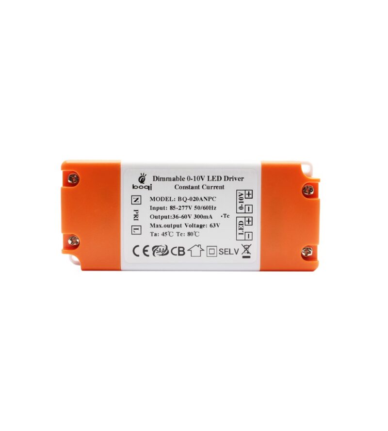 0-10V Dimmable Constant Current LED Drivers 18W 300mA