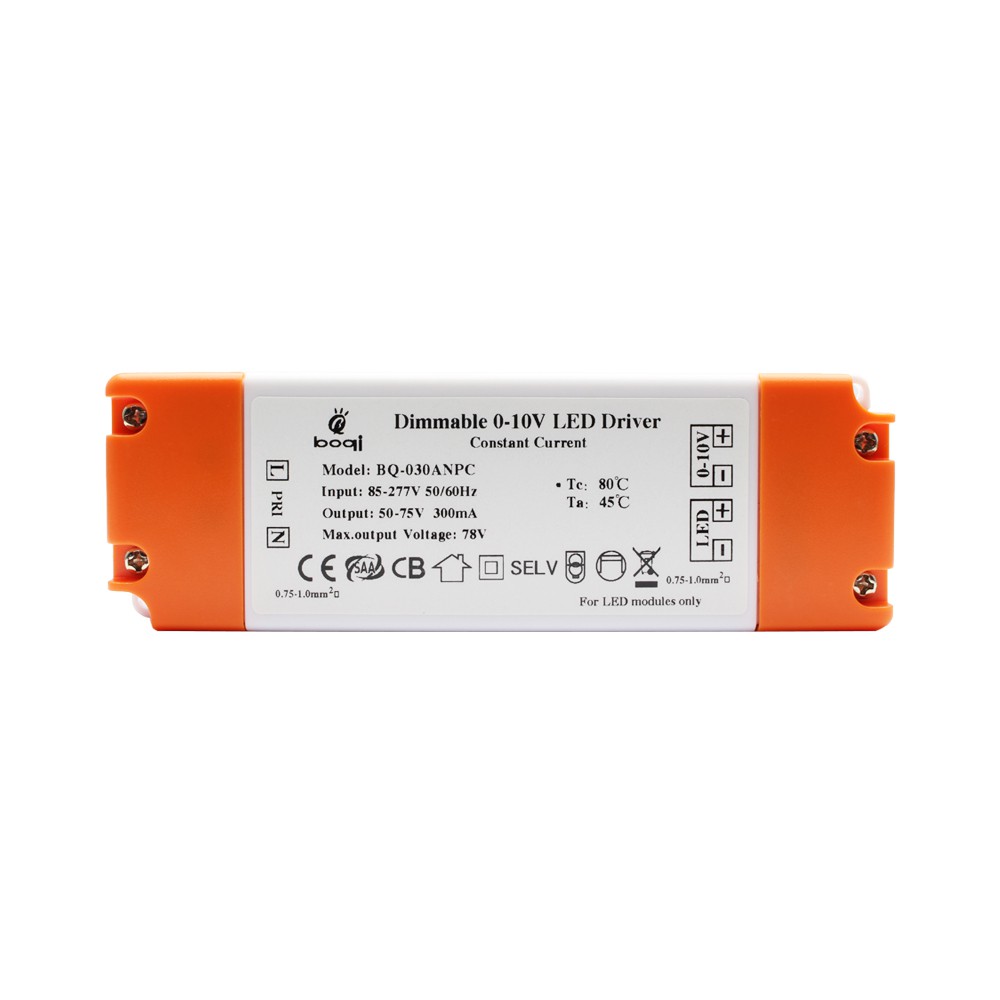 Controladores LED de corriente constante regulables de 0-10 V 24 W 300 mA