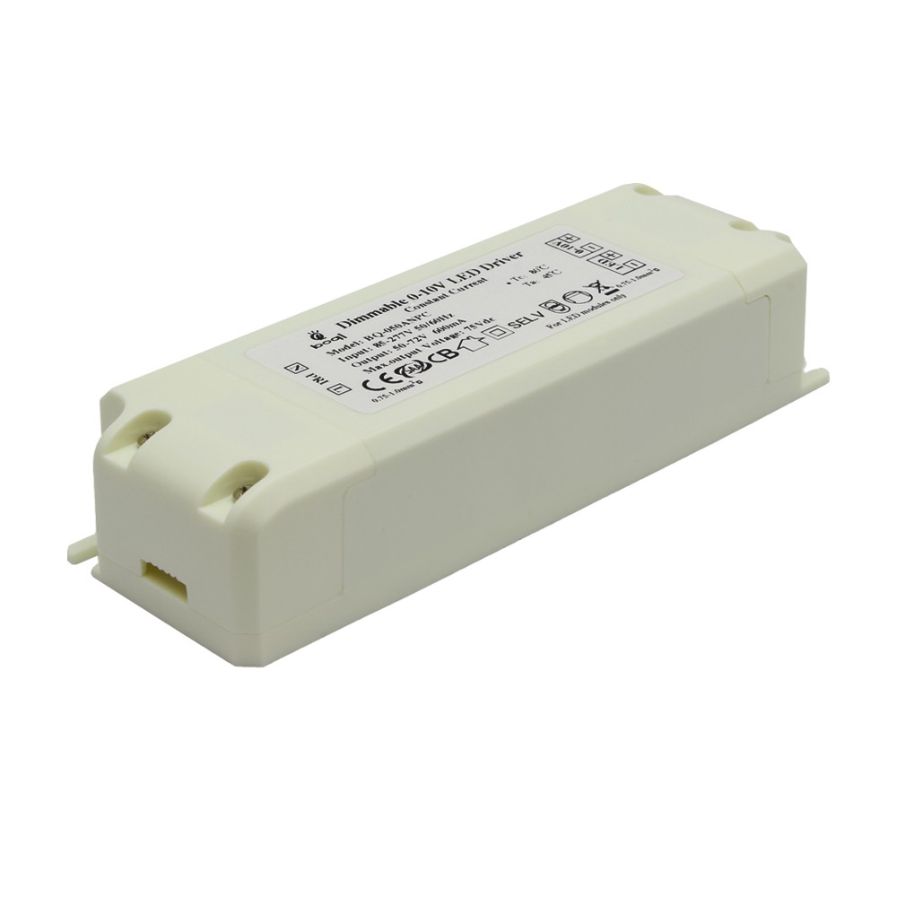 Constant Current 0-10V Dimmable LED Drivers 48W 600mA