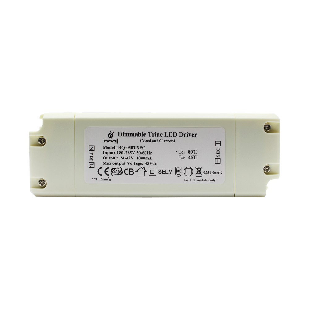 Constant Current Triac Dimmable LED Drivers 48W 1000mA