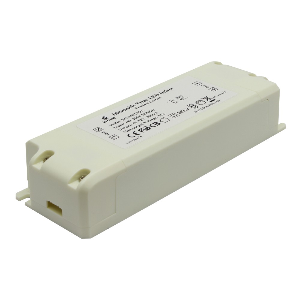 Constant Current Triac Dimmable LED Drivers 60W 900mA