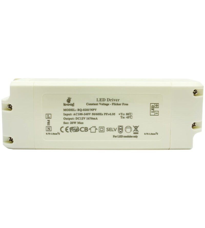 Controlador LED de voltaje constante HPFC 12V 20W