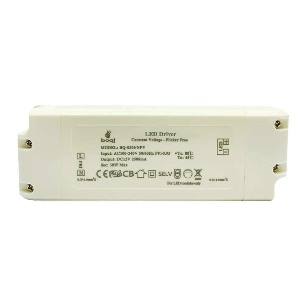HPFC vakiojännite LED-ohjain 12V 30W