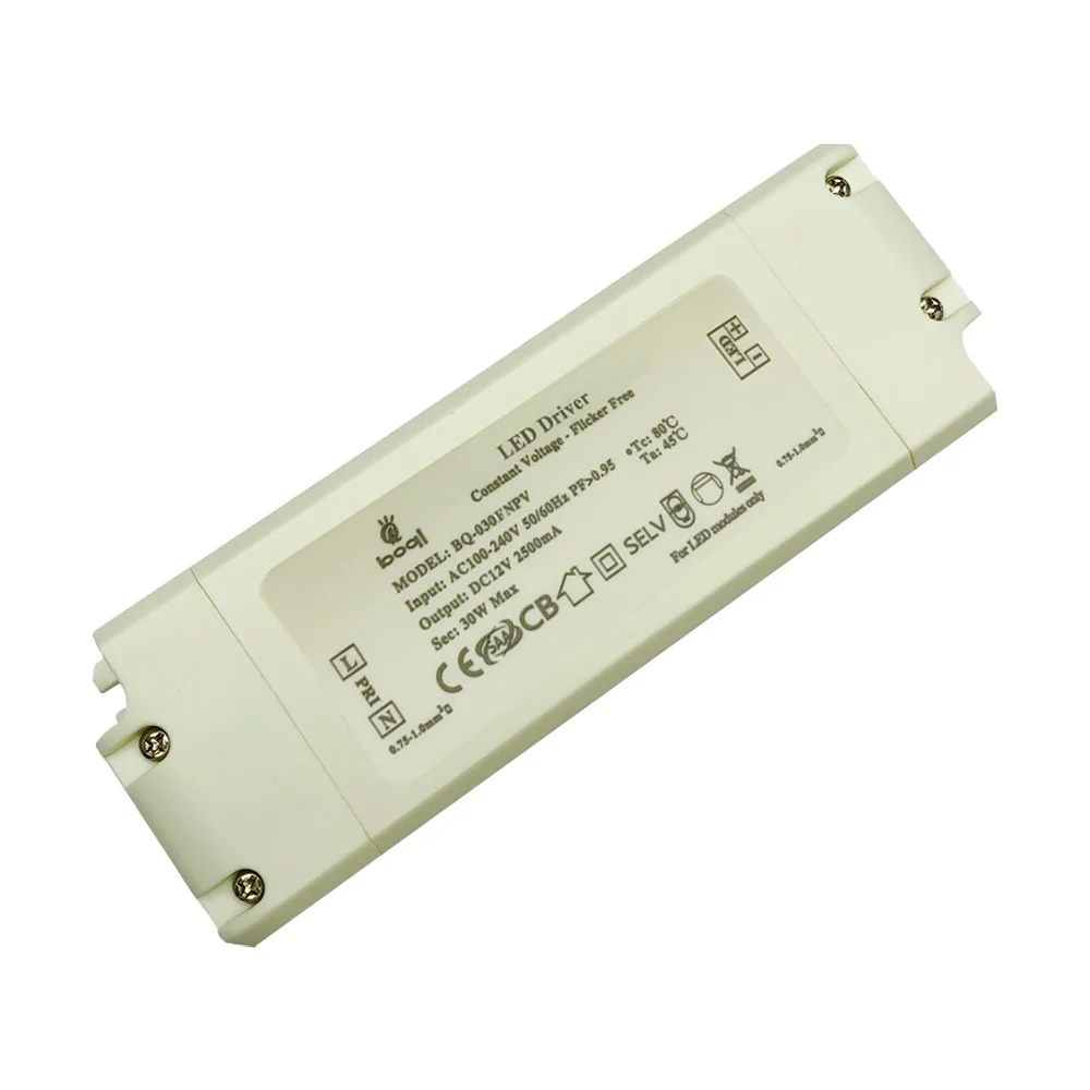 HPFC vakiojännite LED-ohjain 12V 30W