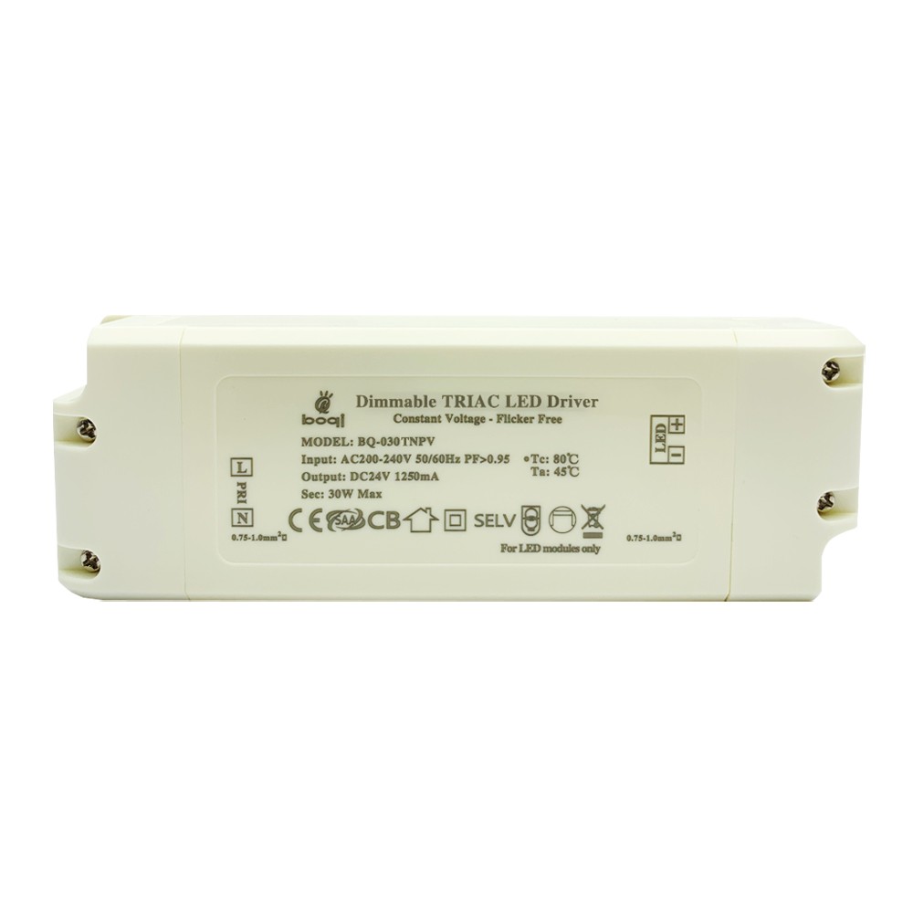 HPFC Constant Voltage Triac Dimbare LED Driver 24V 30W