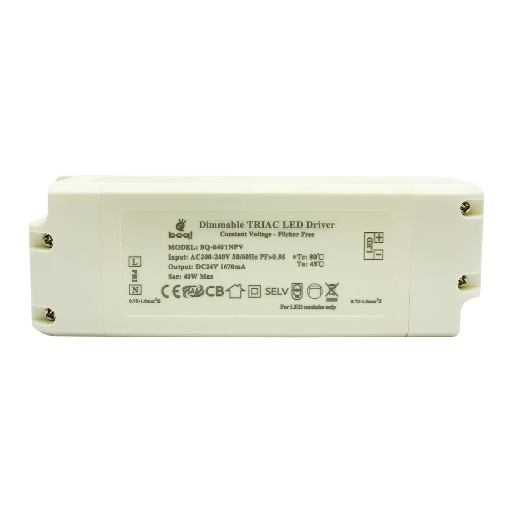Driver LED dimmerabile triac a tensione costante HPFC 24V 40W
