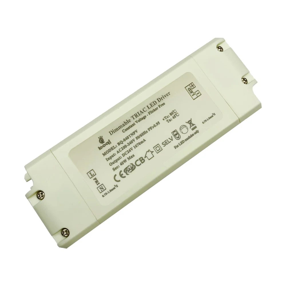 Driver LED dimmerabile triac a tensione costante HPFC 24V 40W