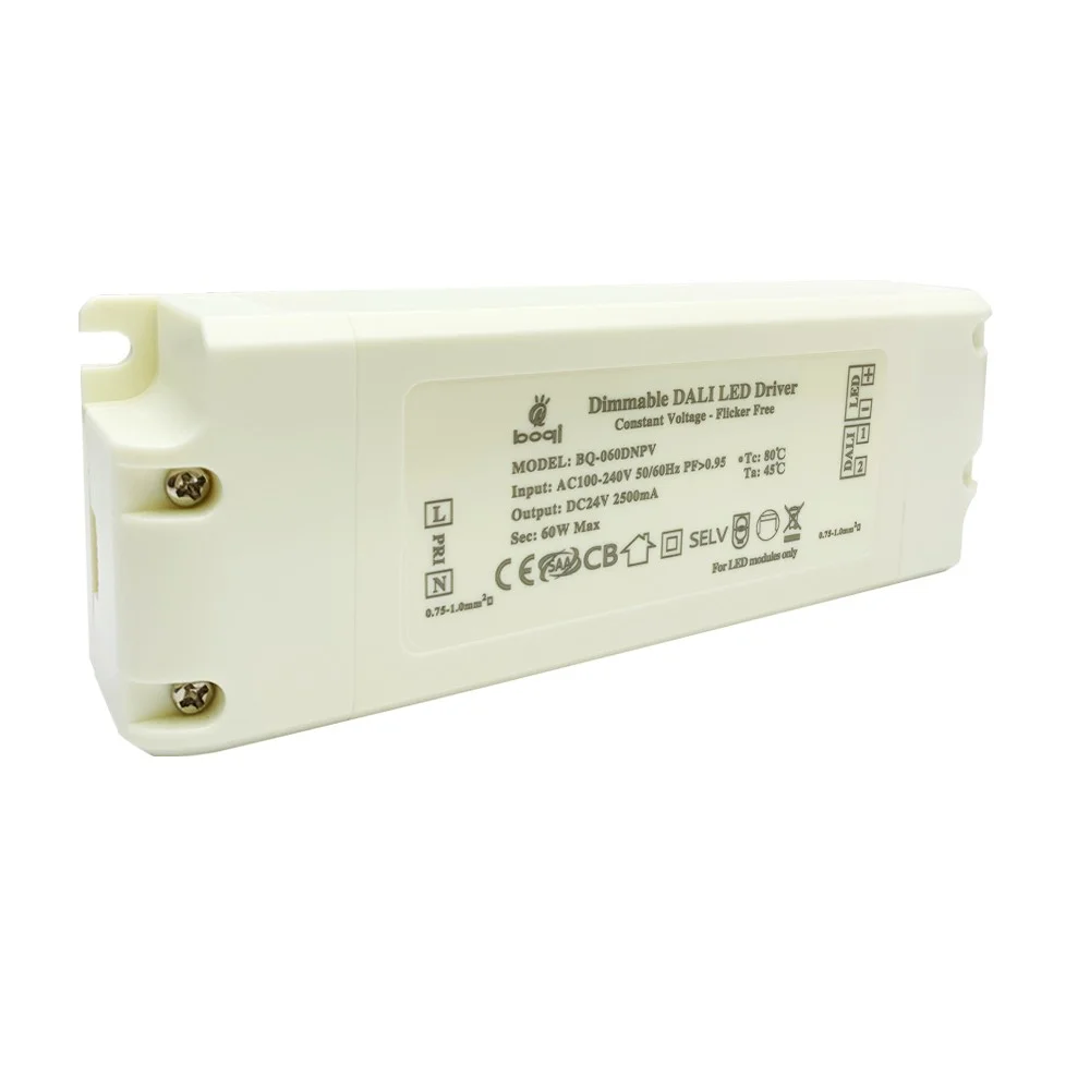 HPFC Constant Voltage DALI Dimmable LED Driver 24V 60W