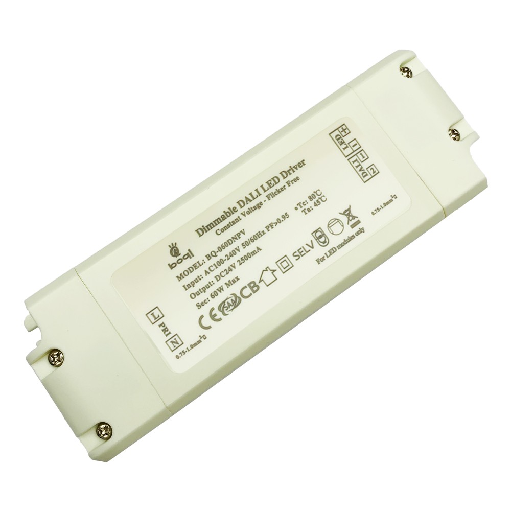 HPFC Constant Voltage DALI Dimmable LED Driver 24V 60W