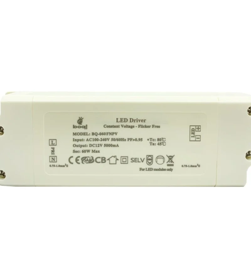 HPFC 恆壓 LED 驅動器 12V 60W