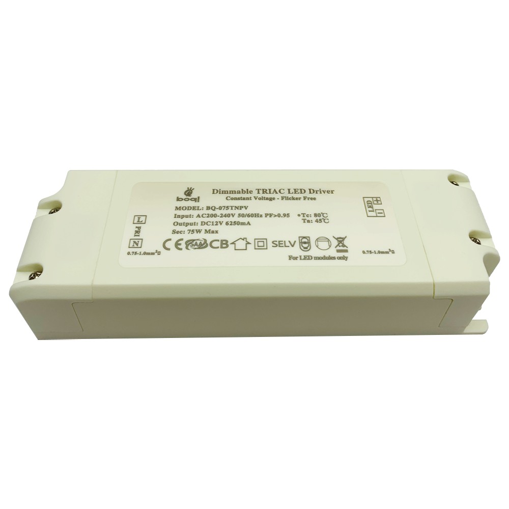HPFC Constant Voltage Triac Dimmable LED Driver 12V 75W