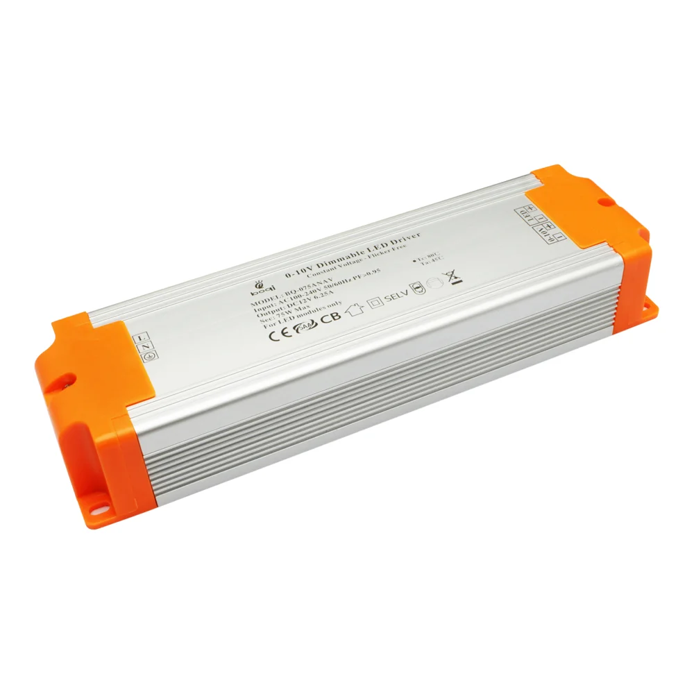 CV 0-10V Dimmable LED Driver 12V 75W Aluminum Case - Gambar 6