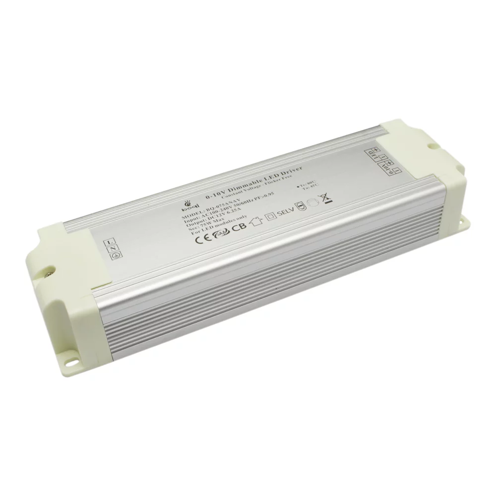 CV 0-10V Dimmable LED Driver 12V 75W Aluminum Case - Gambar 7