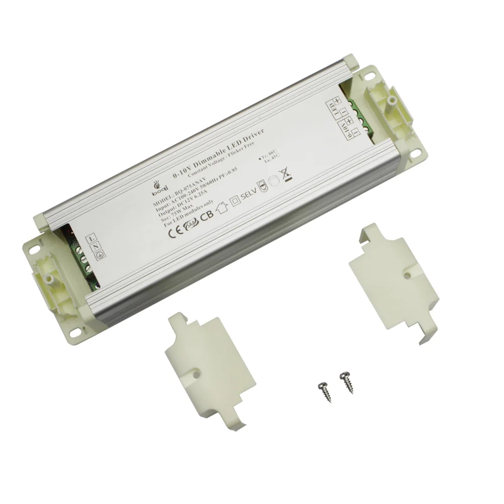 CV 0-10V Dimmable LED Driver 12V 75W Aluminum Case - Gambar 8