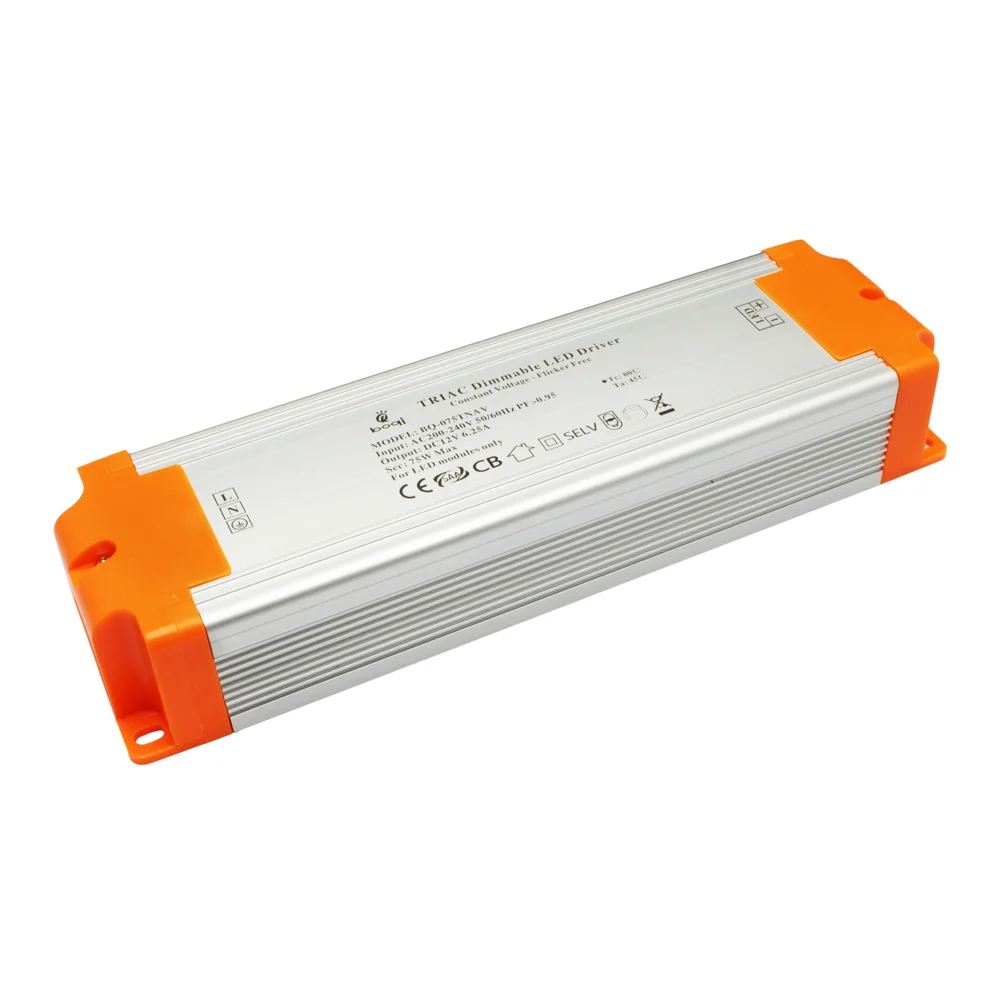 CV TRIAC Dimmable LED Driver 12V 75W Aluminum Case – Image 6