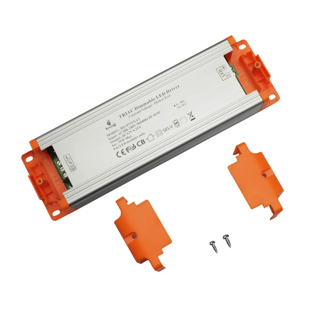 CV TRIAC Dimmable LED Driver 12V 75W Aluminum Case – Image 8