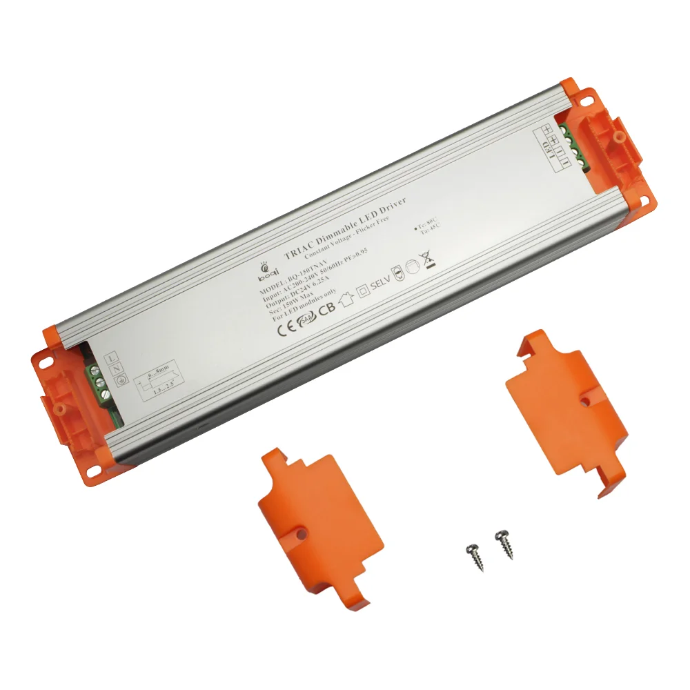 CV TRIAC Dimmable LED Driver 24V 150W Aluminum Case - 画像 (7)