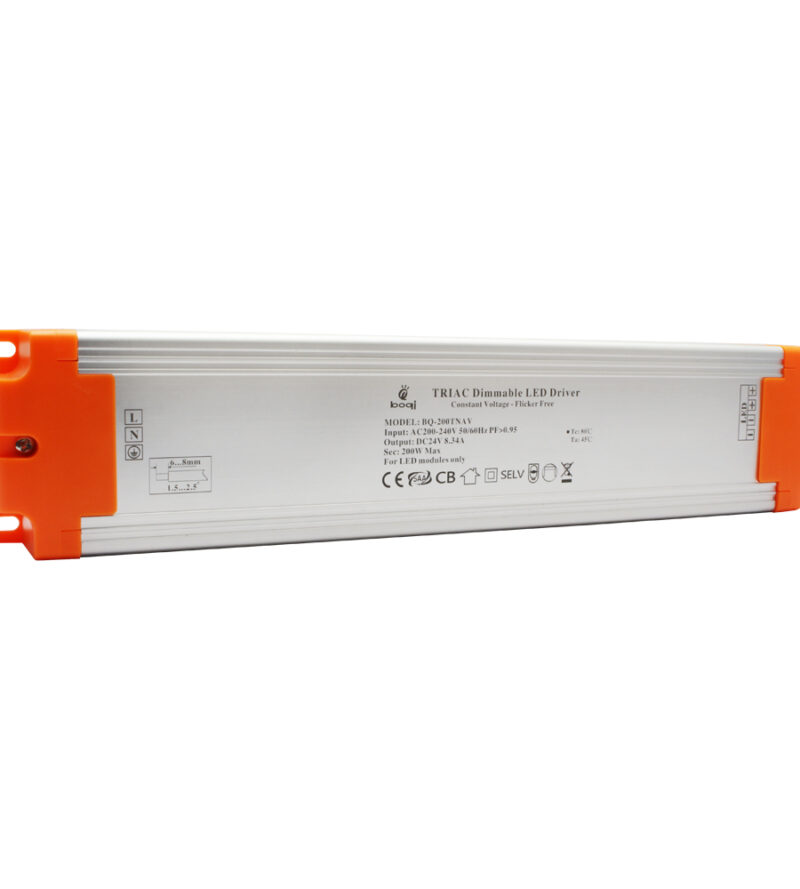 HPFC Sabit Voltaj Triyak Kısılabilir LED Sürücü 24V 200W