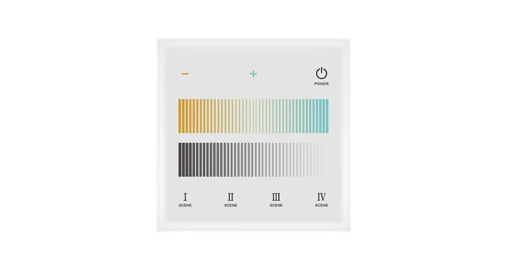 1 Zone Wall Mounted Touch DALI Panel TD2-S