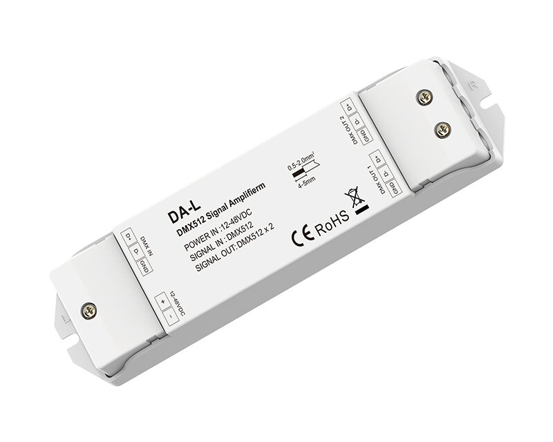 12-48V 2 Channels DMX Signal Amplifier DA-L