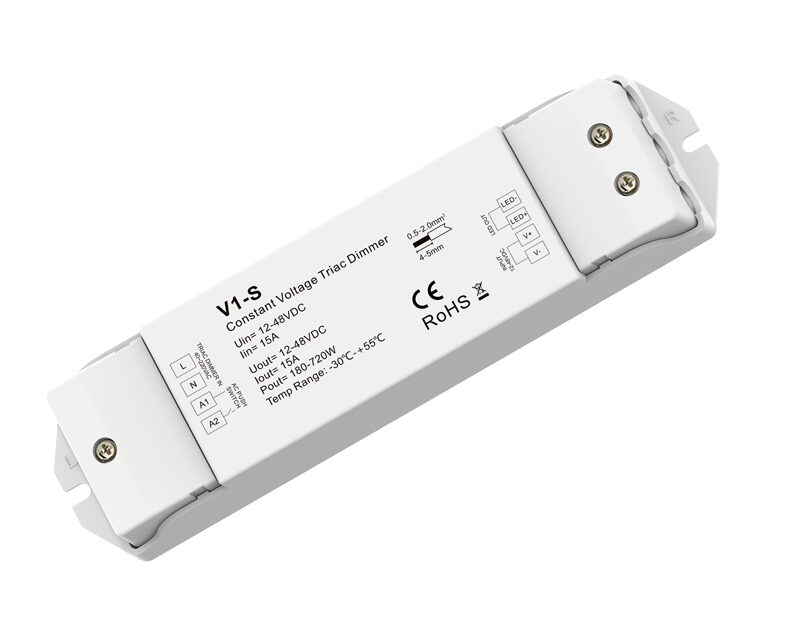 1CH*15A Regolatore di luminosità a triac CV V1-S