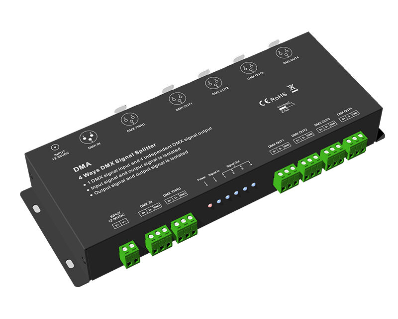 12-36V 4 Channels DMX Signal Splitter DMA