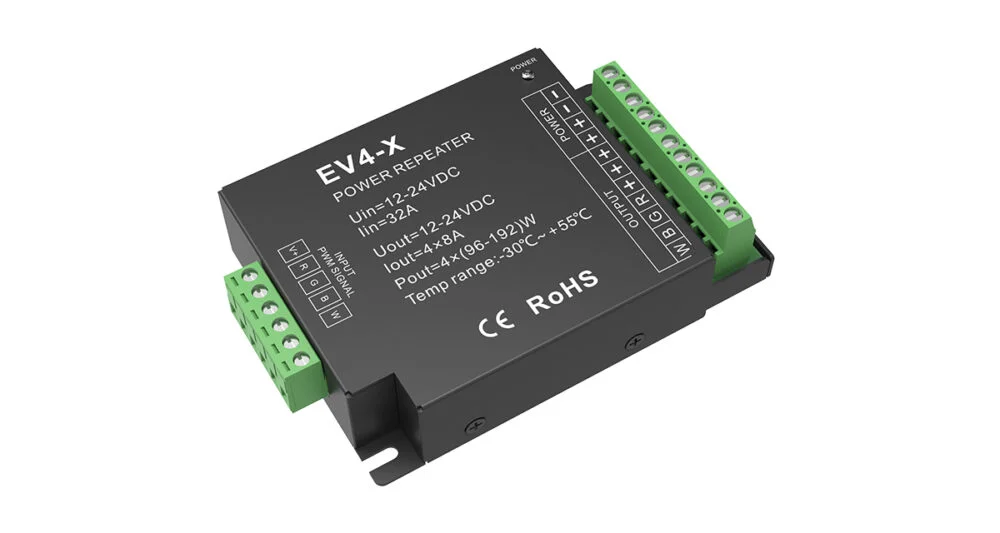 4CH*8A 12-24VDC CV Power Repeater EV4-X