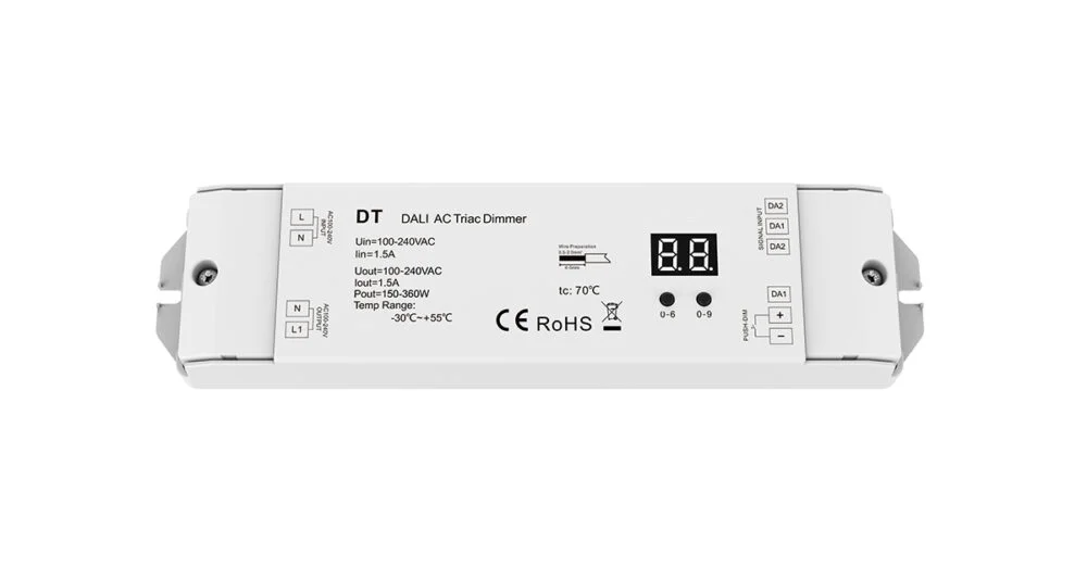 150-360W 100-240VAC Triac DALI Dimmer DT - Imagen 2