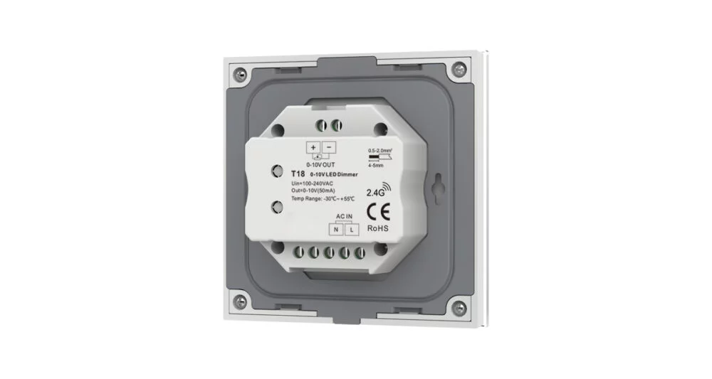 1 Zone Touch Panel 0-10V Dimmer T18 — изображение 2