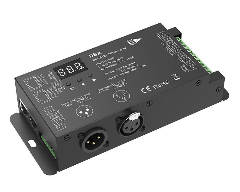 5-24VDC DMX512-SPI Decoder (with RF) DSA