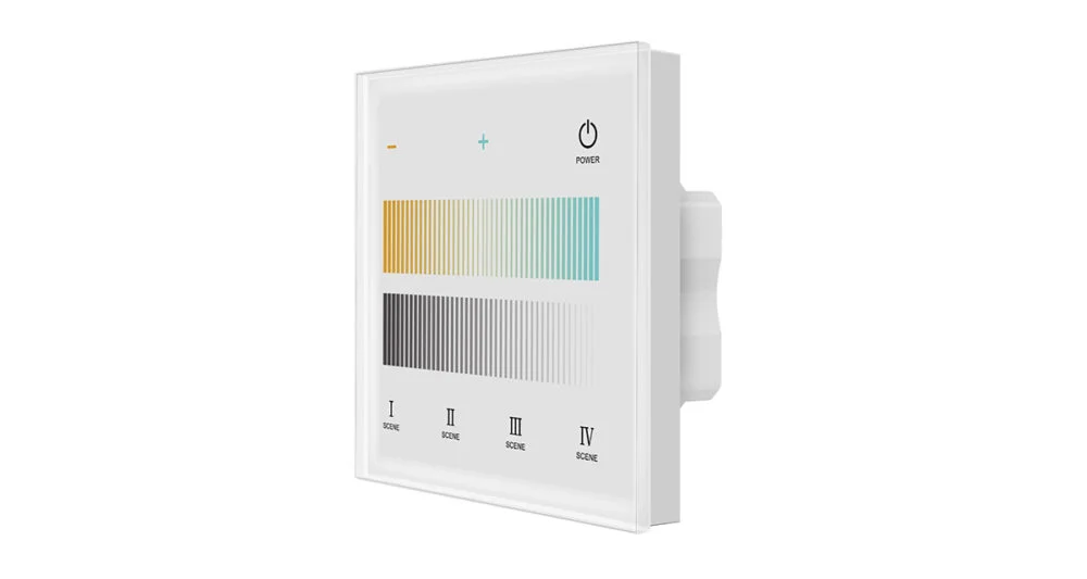 1 Zone Wall Mounted Touch DALI Panel TD2-S - 画像 (2)