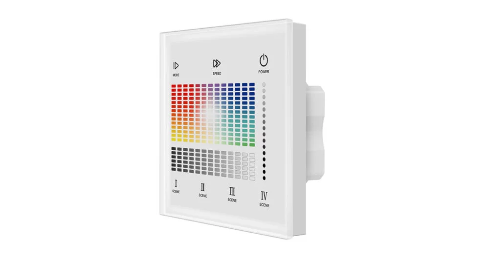 1 Zone Wall Mounted Touch DALI Panel TD4-S - 画像 (2)