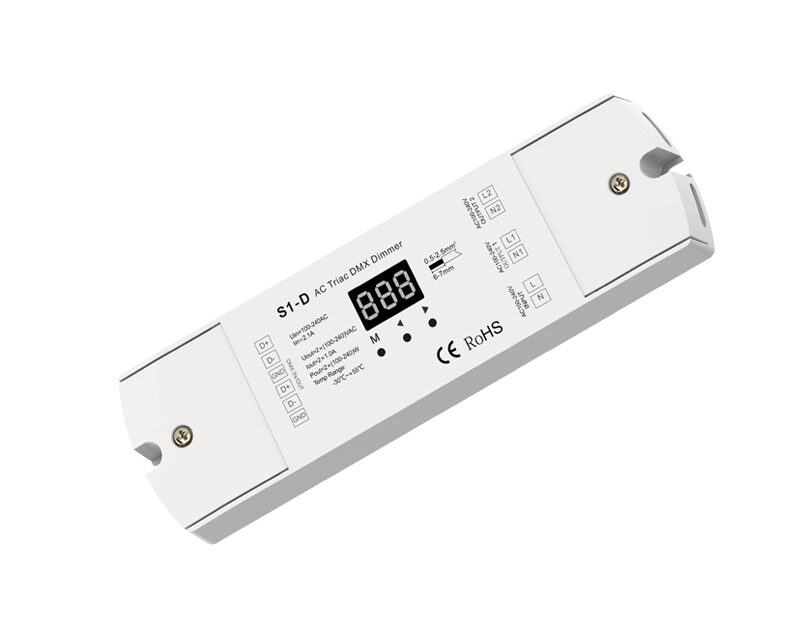 Atenuador DMX de corte de fase 2CH*1A CA S1-D