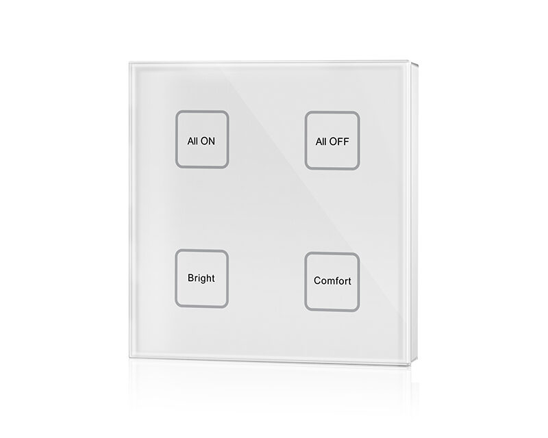 4 Scenes Zigbee Touch Panel Remote (100-240VAC Input) TS4(WZS)