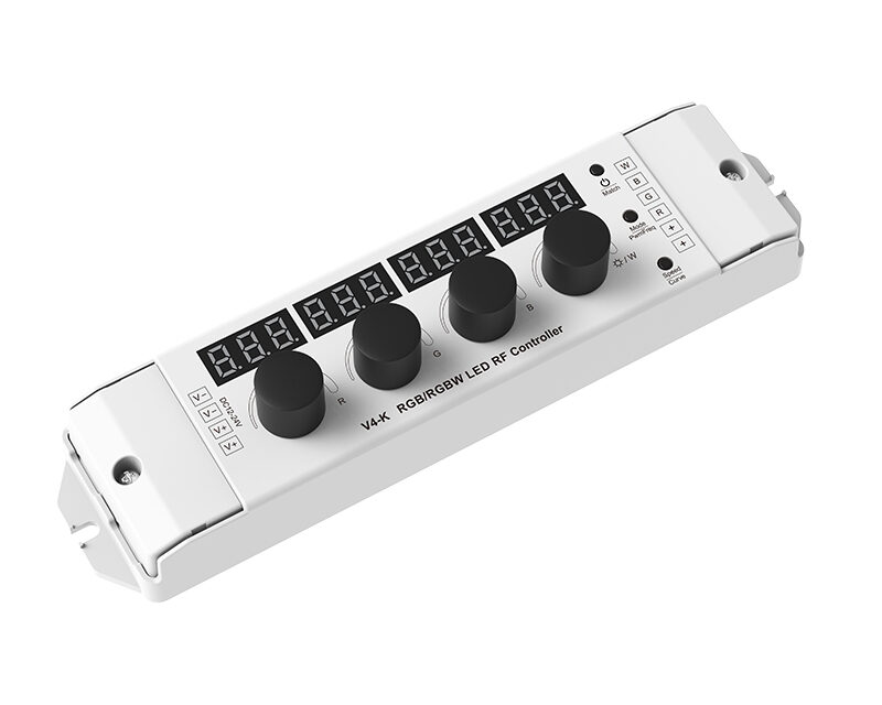 4CH*4A 12-24VDC CV 4 Knob RGB/RGBW Controller V4-K