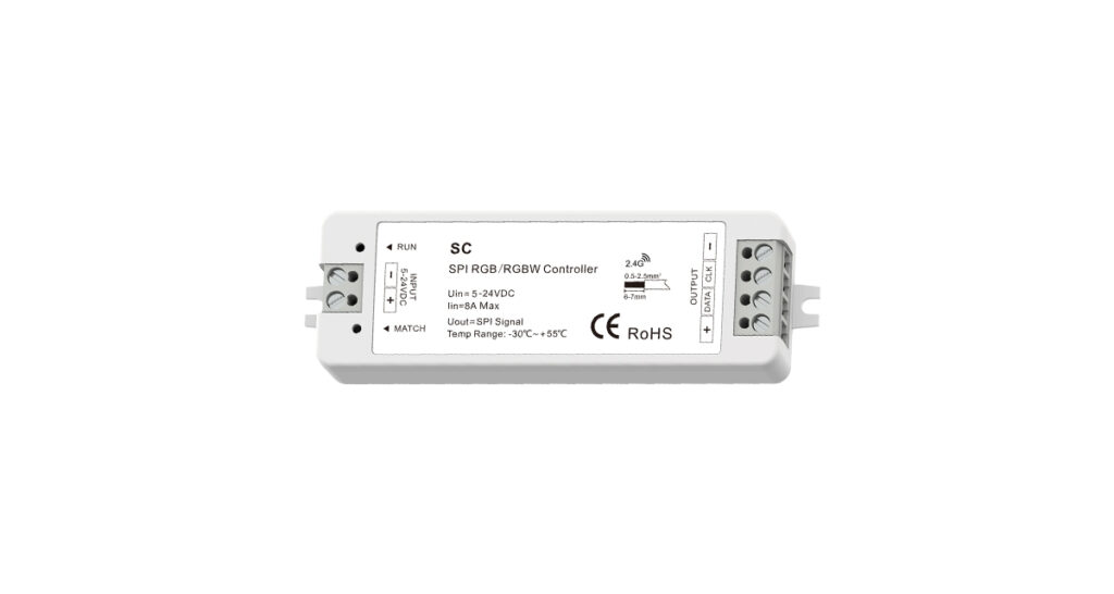 5-24VDC RF SPI RGB/RGBW LED Controller SC - boqi LED Driver & Controller
