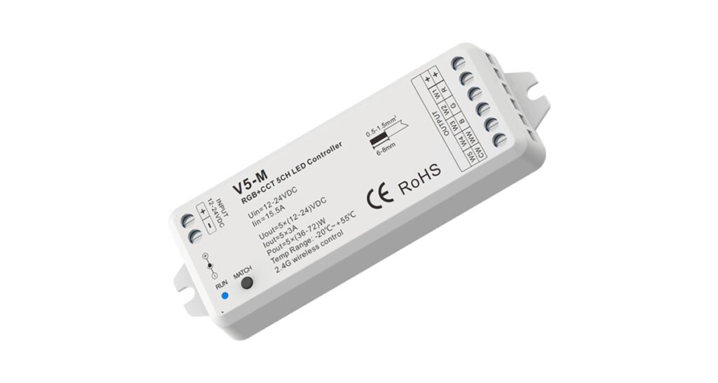 5CH*3A 12-24VDC CV Controller V5-M - boqi LED Driver & Controller
