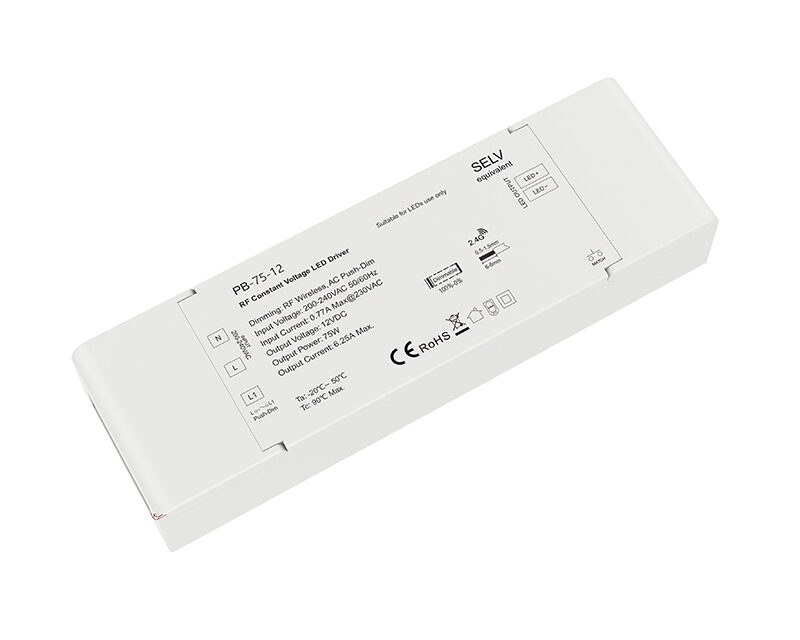 75W 12V RF Dimmable LED Driver PB-75-12