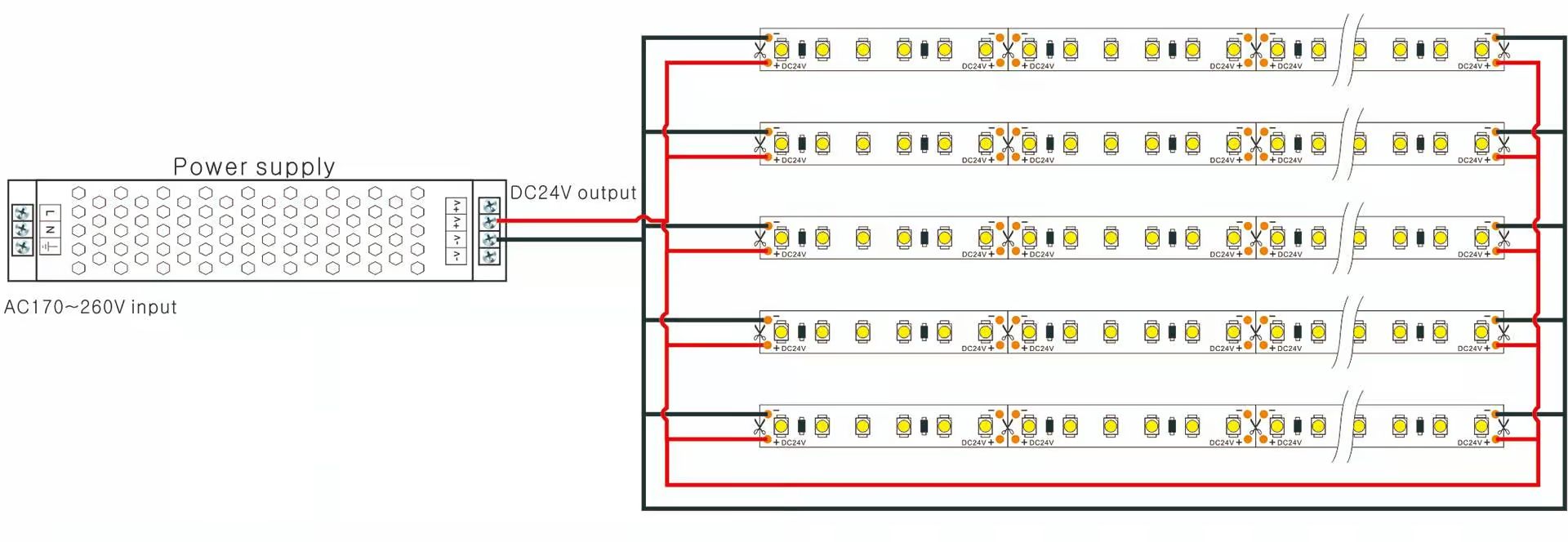 How to Wire LED Strip Lights (Wiring Diagram Included) - boqi LED ...