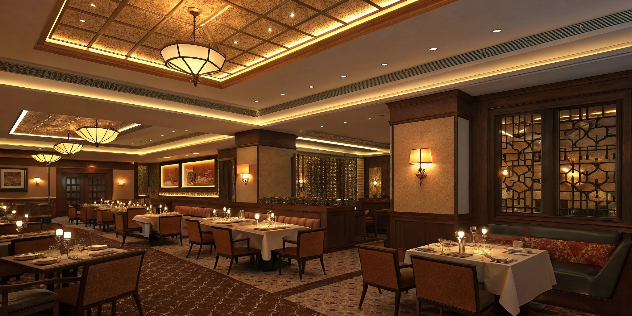 Restaurant Mood Lighting Solution