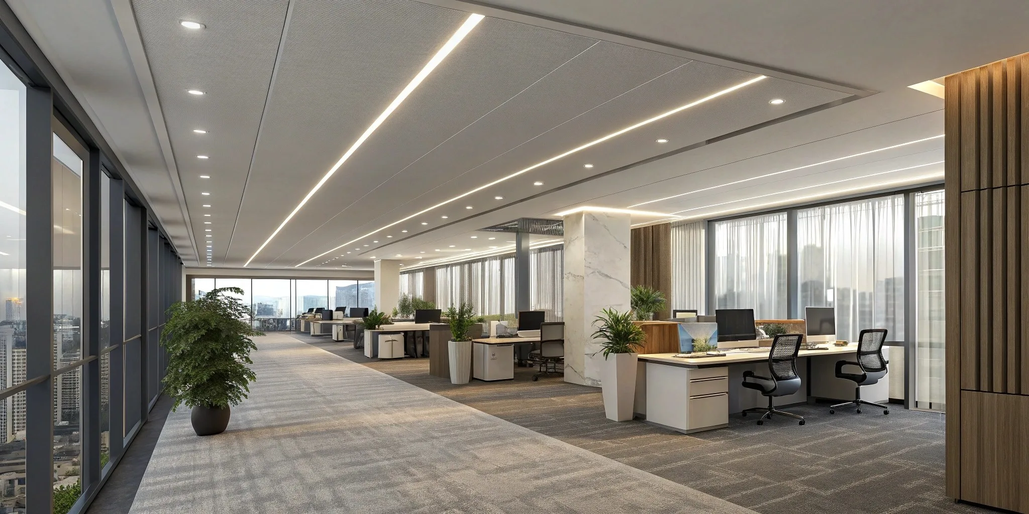 1 smart office ambient lighting scenario a corpo