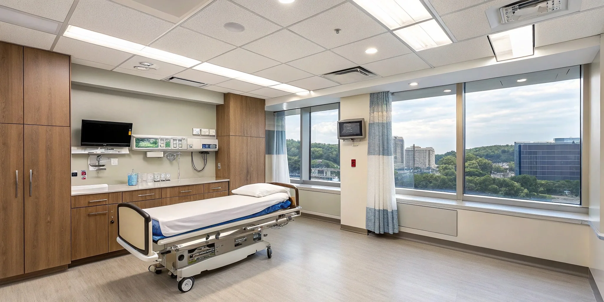 6 hospital examination room lighting scenario a