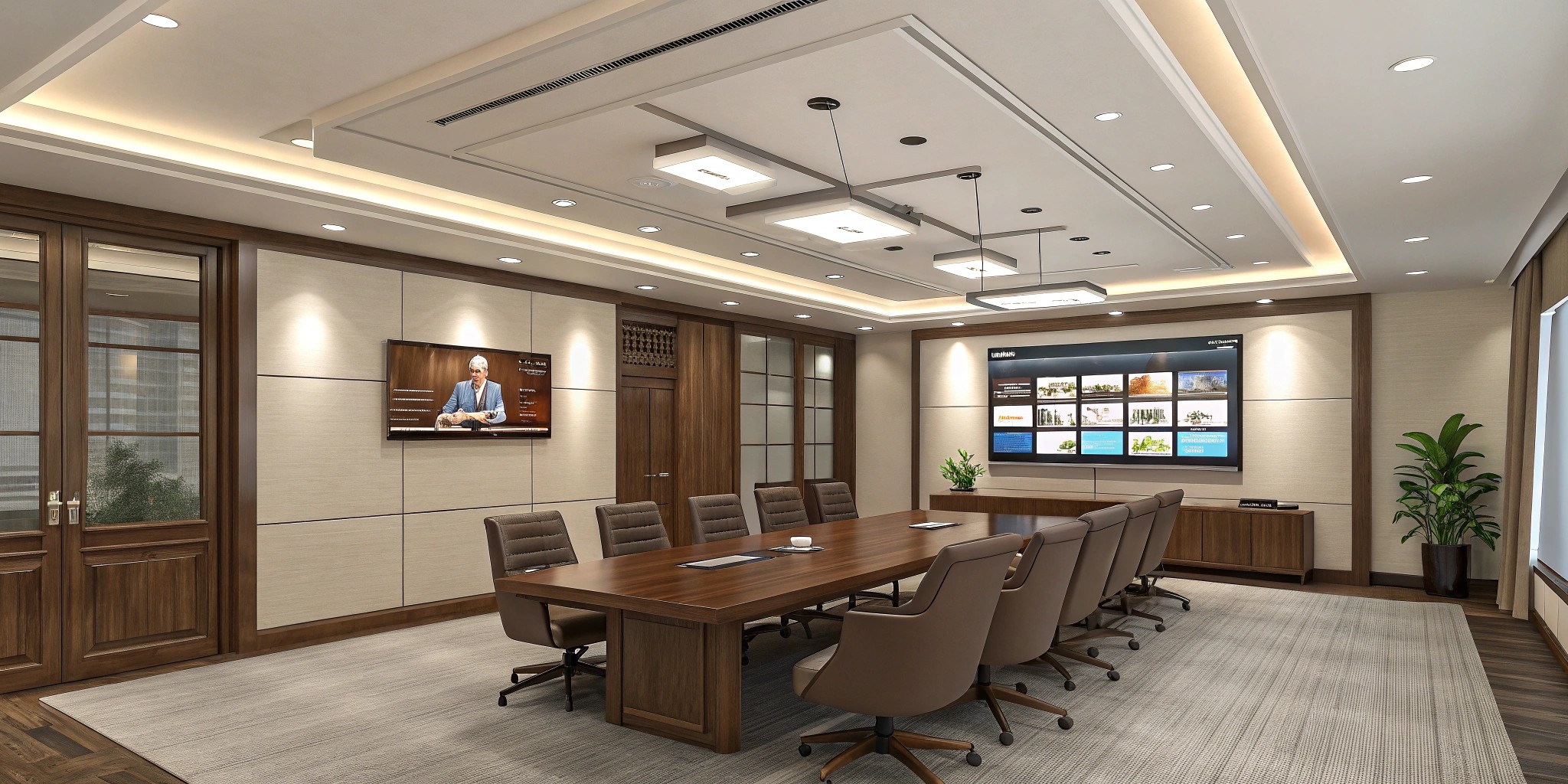 7 conference room or boardroom lighting scenario