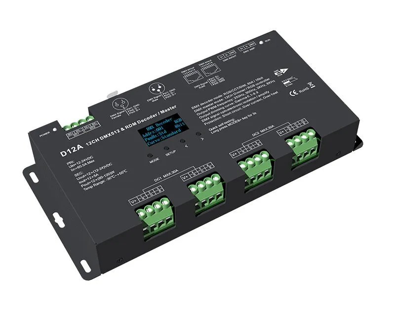 DMX512 controller,DMX512,DMX512 Master,DMX512 Decoder,DMX-SPI Decoder,DMX512 Controllers