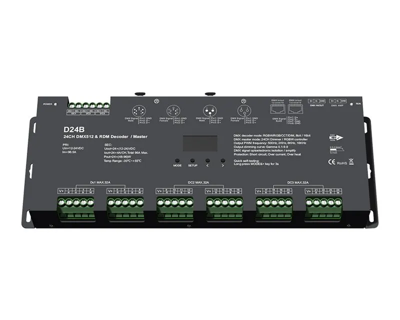 DMX512 controller,DMX512,DMX512 Master,DMX512 Decoder,DMX-SPI Decoder,DMX512 Controllers