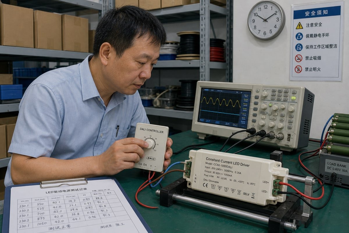 DALI 8-bit command sets target arc-power level for precise current regulation (ID#2)