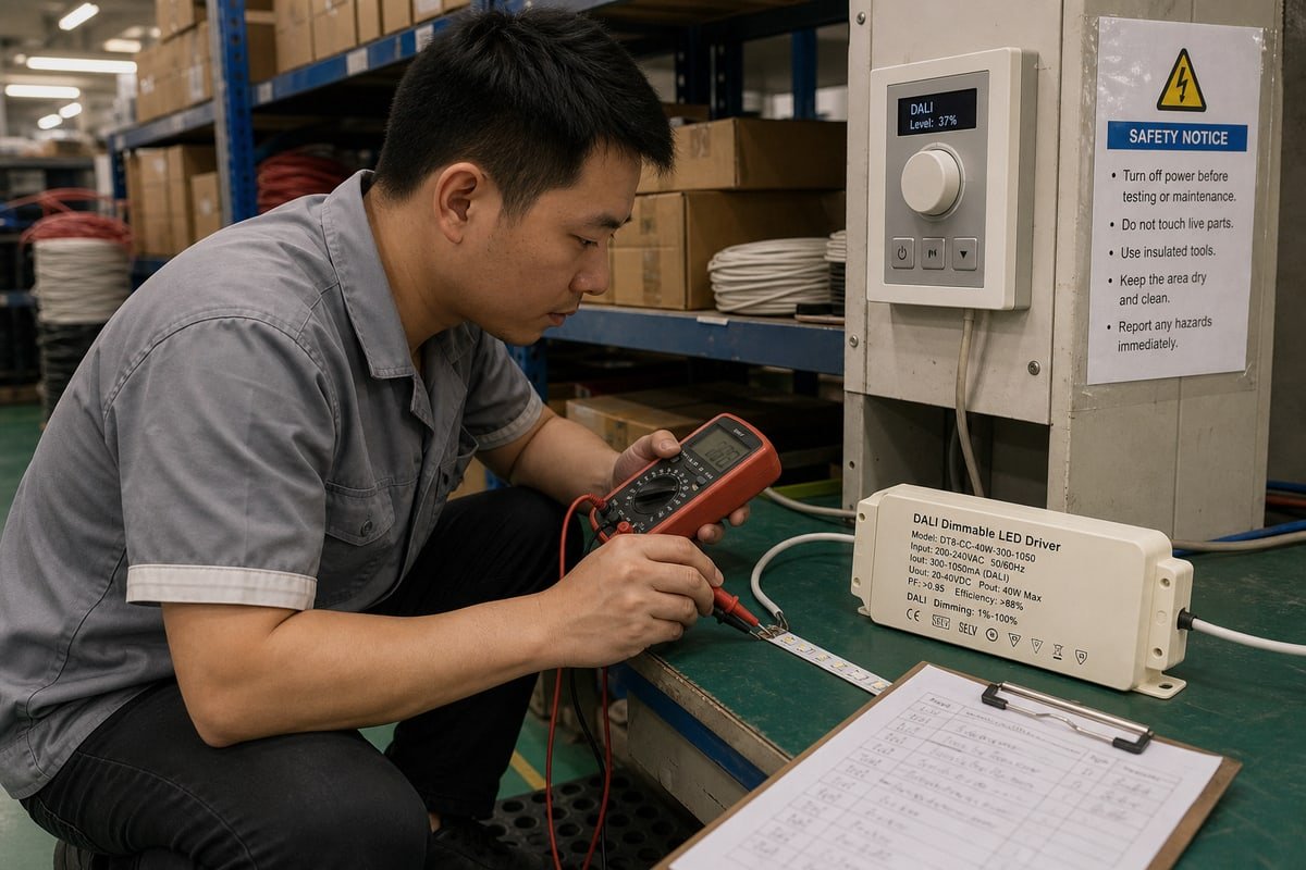 Specify IEC 62386 DALI-2 gear and parameters to ensure consistent output current (ID#5)