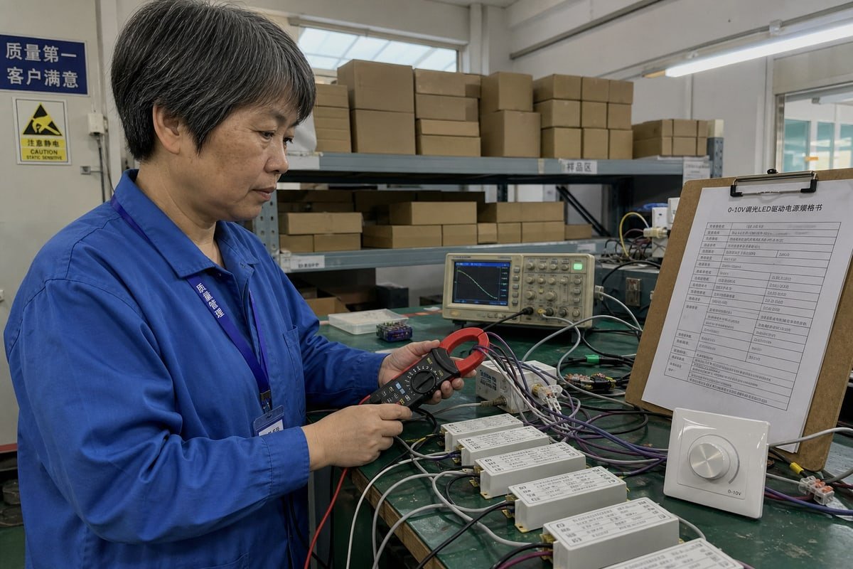 Technical specifications checklist for selecting compatible 0-10V LED dimmers (ID#2)