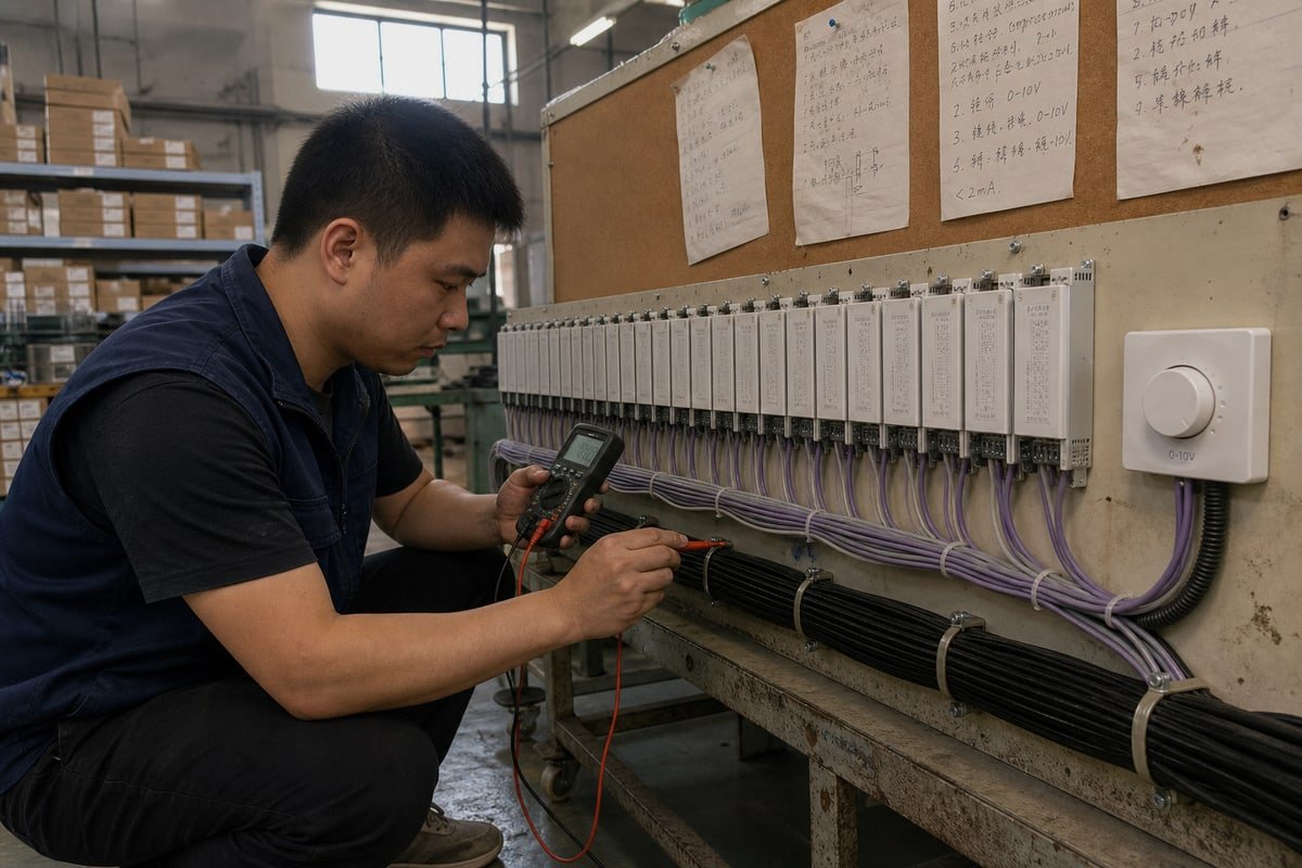 Quality control standards for bulk sourcing 0-10V dimmers from China factories (ID#4)